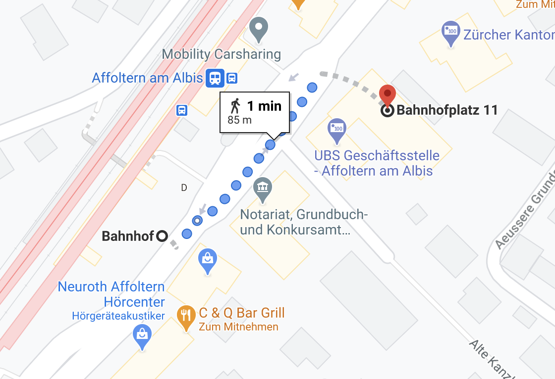 Anfahrt Öffentlicher Verkehr